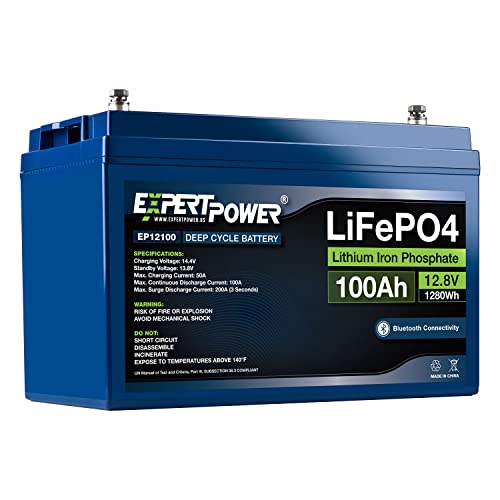 12V 100Ah Lithium LiFePO4 Deep Cycle Rechargeable Battery M661215