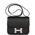 Black Epsom Leather Shoulder Bag P416