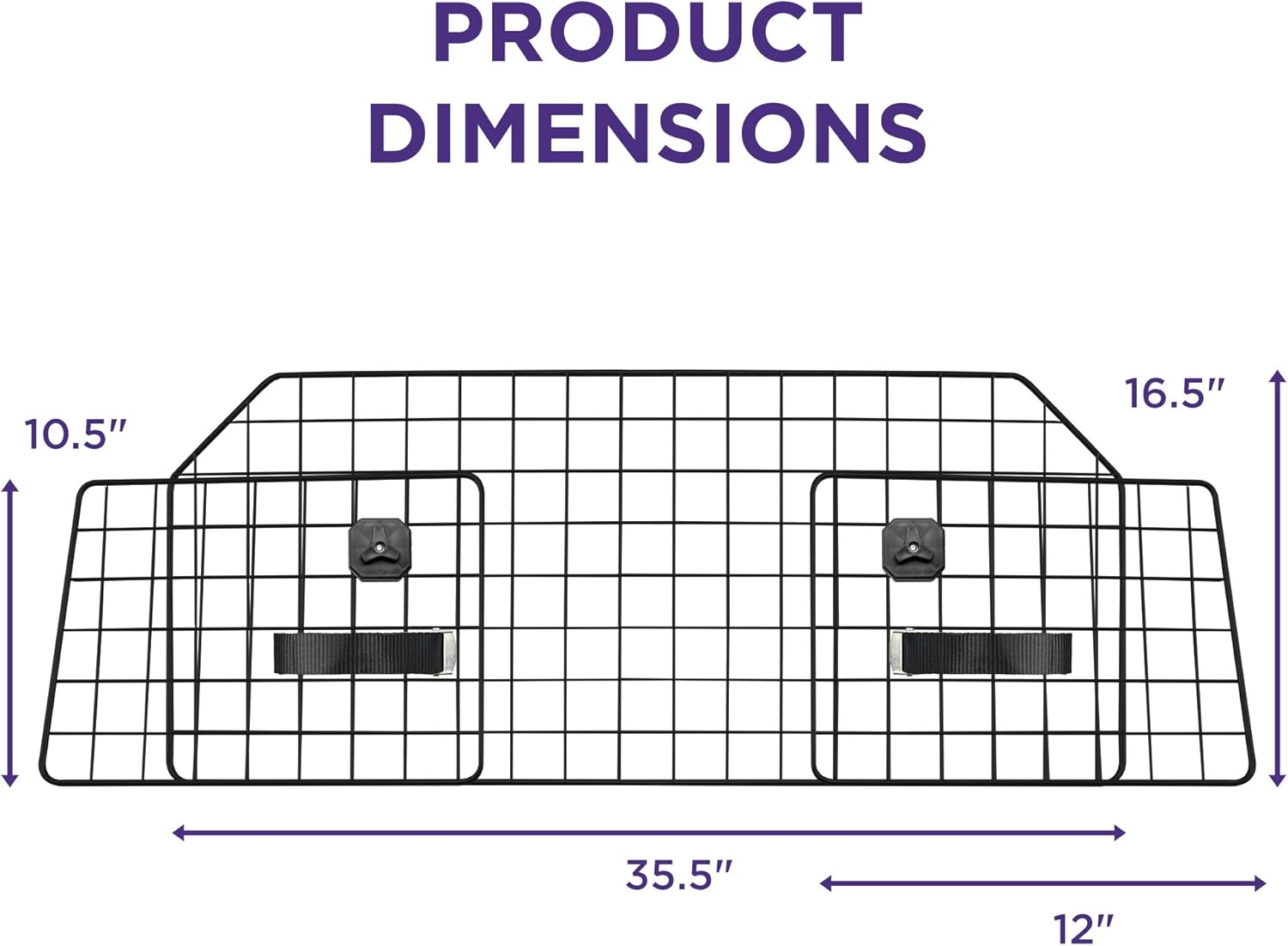 Adjustable Heavy-Duty Wire Mesh Dog Barrier G845