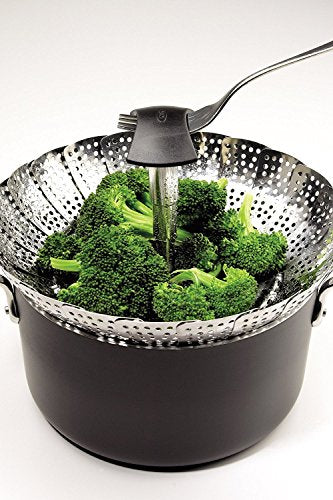 Stainless Steel Steamer With Extendable Handle W741013