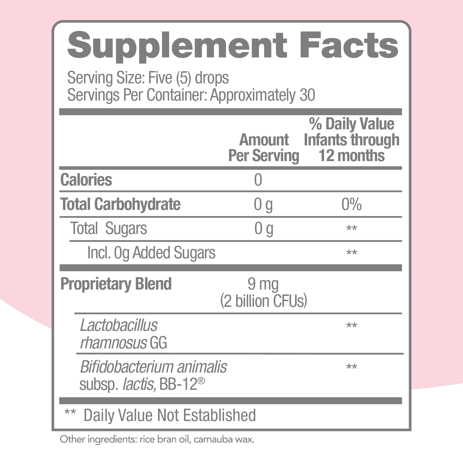 Baby Digestive Calm + Comfort Probiotic and Chamomile Drops K78328