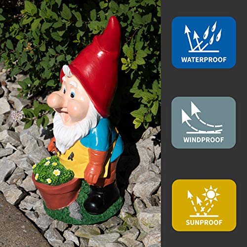 11 Inches Polyresin Garden Gnome Statue B28492