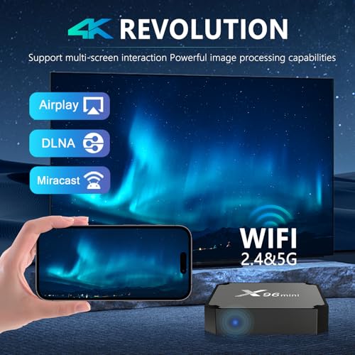 Android TV Box 4k, RAM 1GB ROM 8GB, Dual WiFi O470