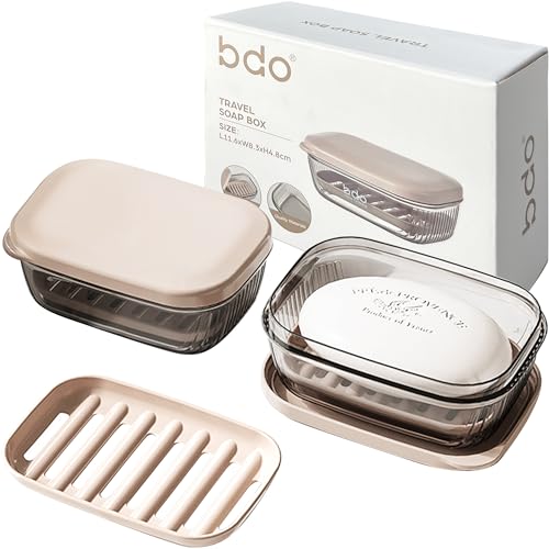 Transparent Leakproof Travel Soap Case with Lid G441