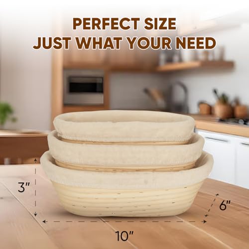 Bread Proofing Baskets Set of 3 M492