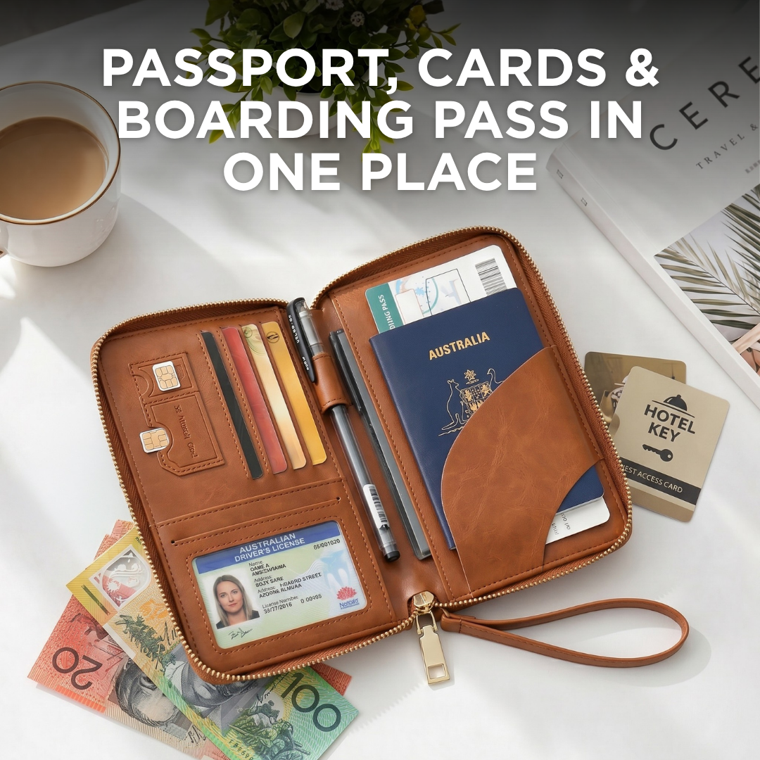 RFID Travel Passport Holder