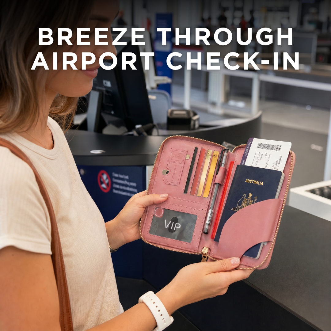 RFID Travel Passport Holder
