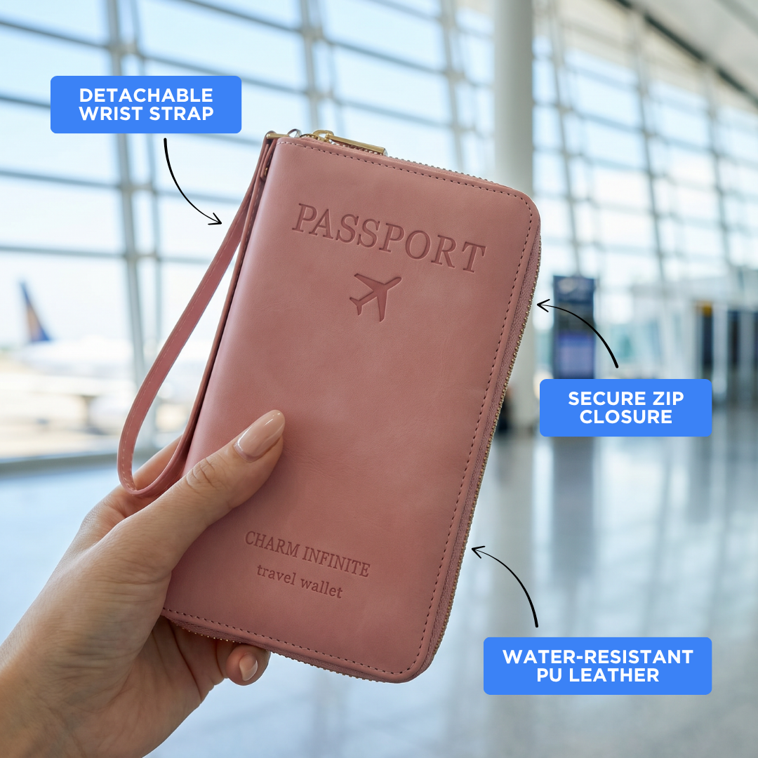 RFID Travel Passport Holder