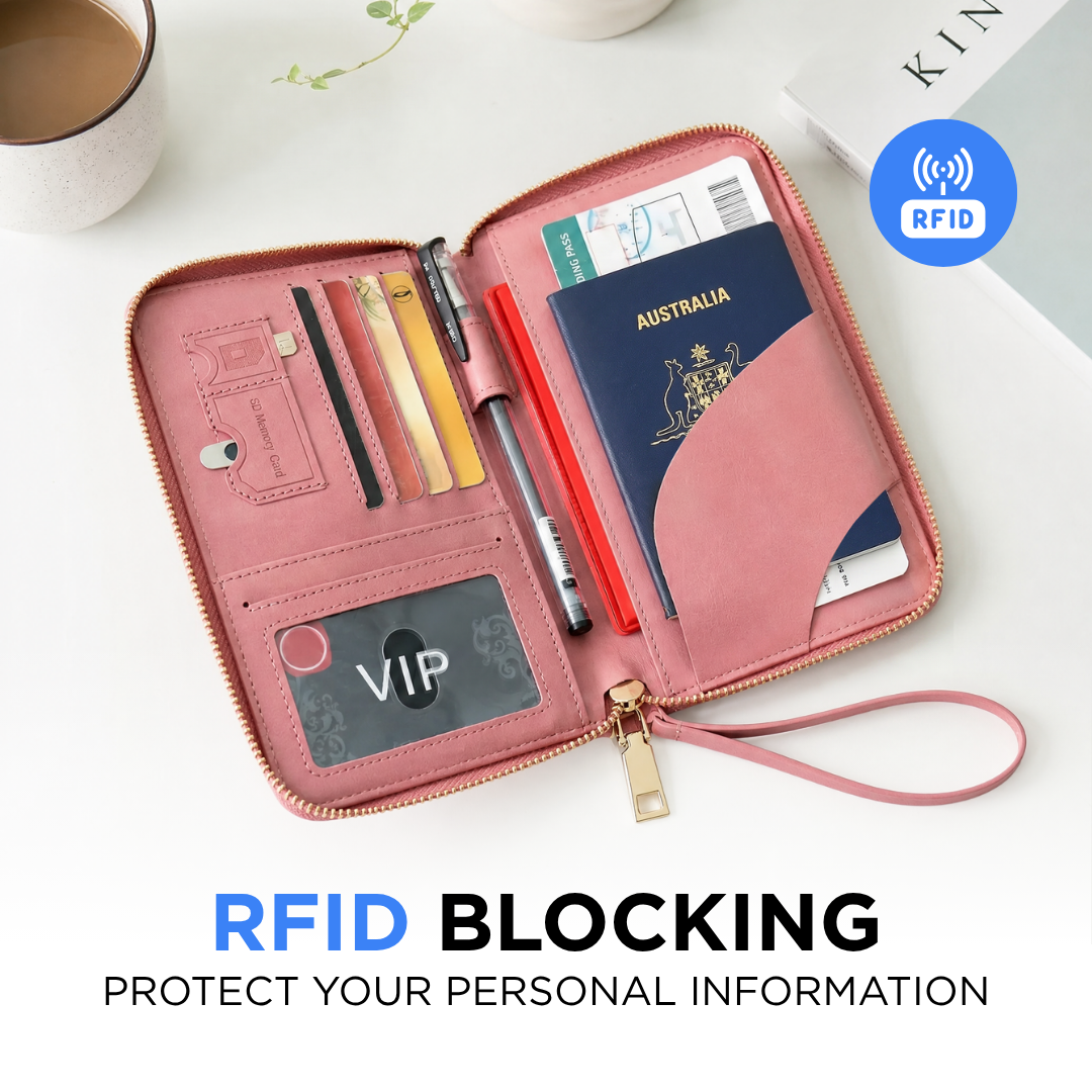 RFID Travel Passport Holder