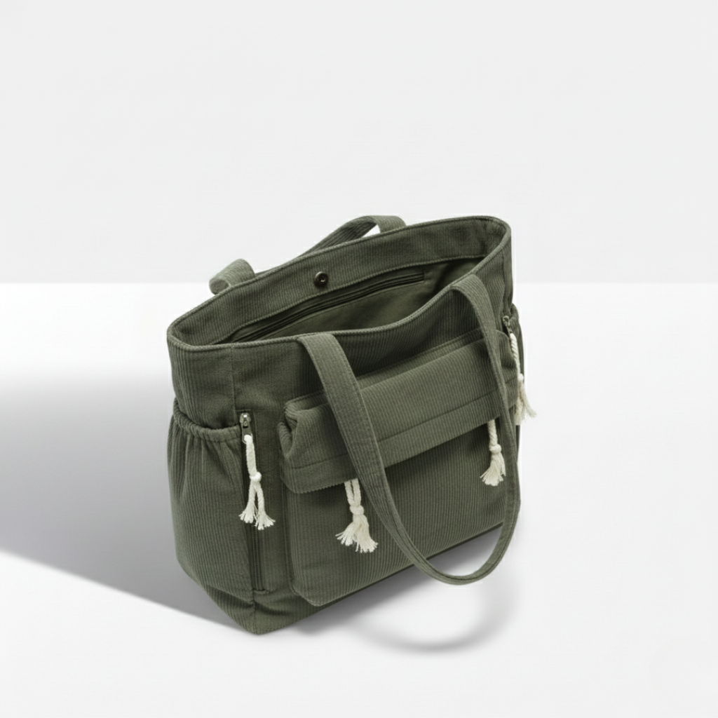 Sadie Corduroy Tote