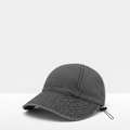 Washed Denim Drawstring Hat